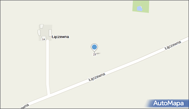 Łączewna, Łączewna, 14, mapa Łączewna