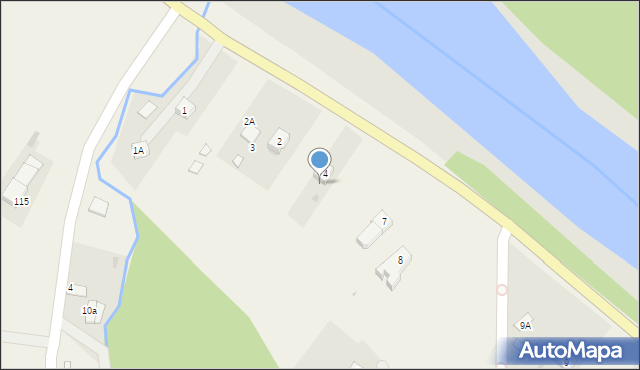 Łączki, Łączki, 5, mapa Łączki