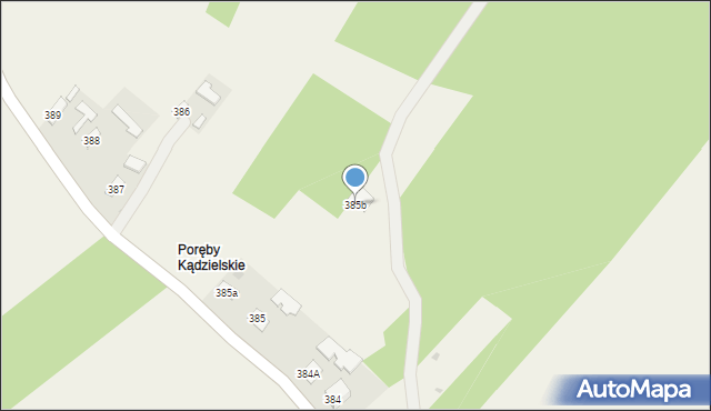 Łączki Brzeskie, Łączki Brzeskie, 385b, mapa Łączki Brzeskie