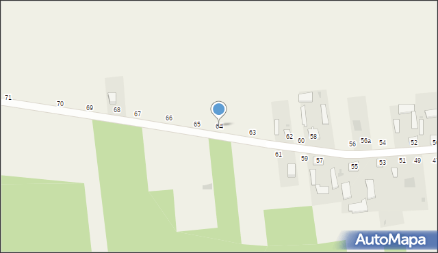 Łączki-Pawłówek, Łączki-Pawłówek, 64, mapa Łączki-Pawłówek