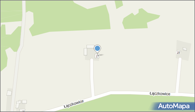 Łączkowice, Łączkowice, 17, mapa Łączkowice