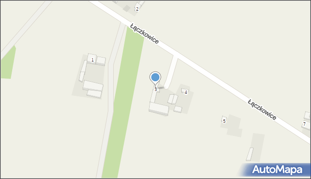 Łączkowice, Łączkowice, 3, mapa Łączkowice