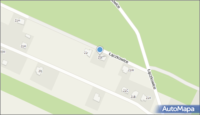 Łączkowice, Łączkowice, 21s, mapa Łączkowice