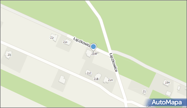 Łączkowice, Łączkowice, 21W, mapa Łączkowice