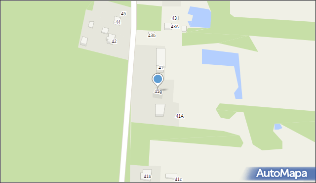 Łączkowice, Łączkowice, 41g, mapa Łączkowice