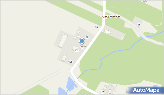 Łączkowice, Łączkowice, 60, mapa Łączkowice