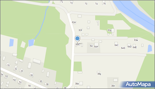 Łączkowice, Łączkowice, 63C, mapa Łączkowice