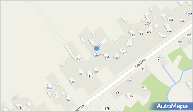 Łączna, Łączna, 85, mapa Łączna