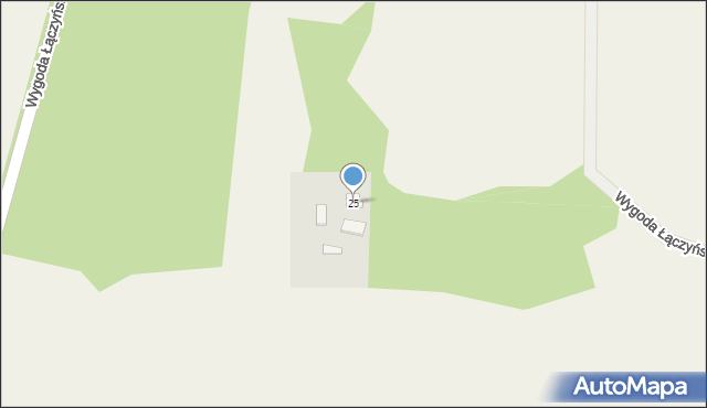 Łączyno, Łączyno, 25, mapa Łączyno