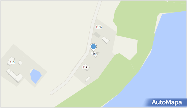 Łączyńska Huta, Łączyńska Huta, 115, mapa Łączyńska Huta