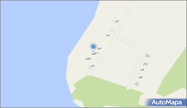 Łączyńska Huta, Łączyńska Huta, 145, mapa Łączyńska Huta