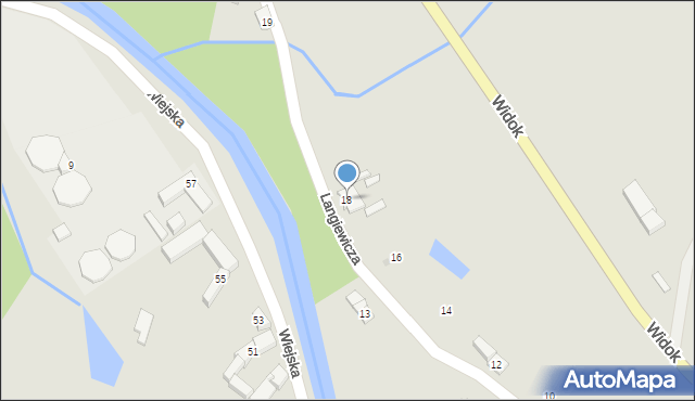 Lądek-Zdrój, Langiewicza Mariana, gen., 18, mapa Lądek-Zdrój