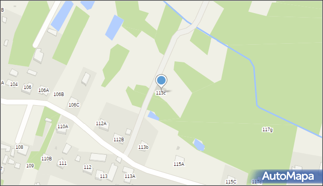 Ładna, Ładna, 113c, mapa Ładna