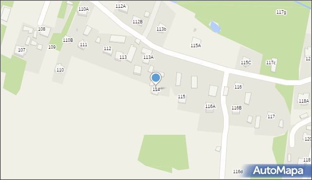 Ładna, Ładna, 114, mapa Ładna