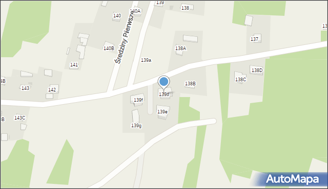 Ładna, Ładna, 139d, mapa Ładna