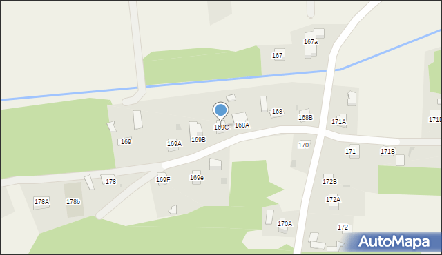 Ładna, Ładna, 169C, mapa Ładna