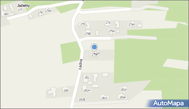 Ładna, Ładna, 175e, mapa Ładna