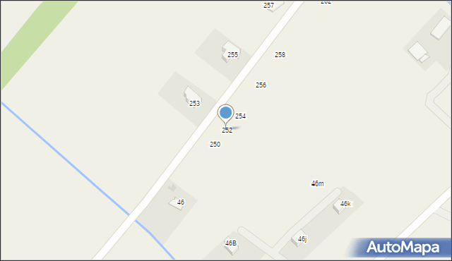 Ładna, Ładna, 252, mapa Ładna