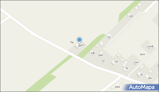 Ładna, Ładna, 33f, mapa Ładna