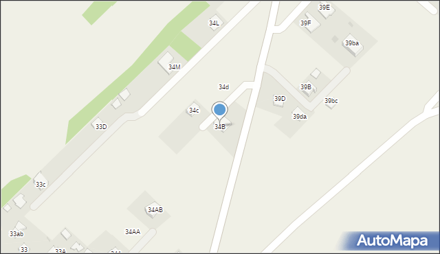 Ładna, Ładna, 34B, mapa Ładna