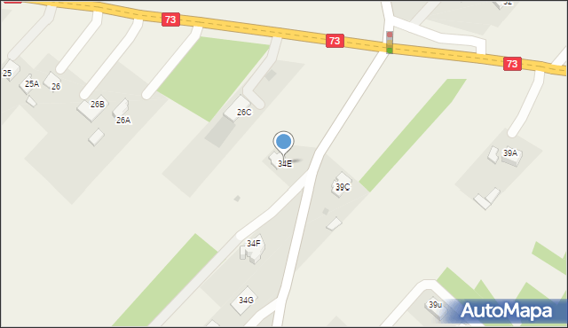 Ładna, Ładna, 34E, mapa Ładna