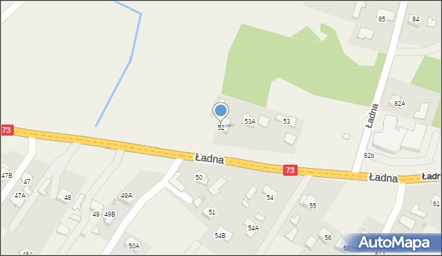 Ładna, Ładna, 52, mapa Ładna