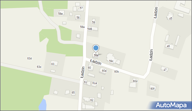 Ładzin, Ładzin, 59a, mapa Ładzin