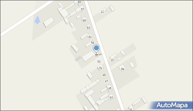 Ładzin, Ładzin, 55, mapa Ładzin