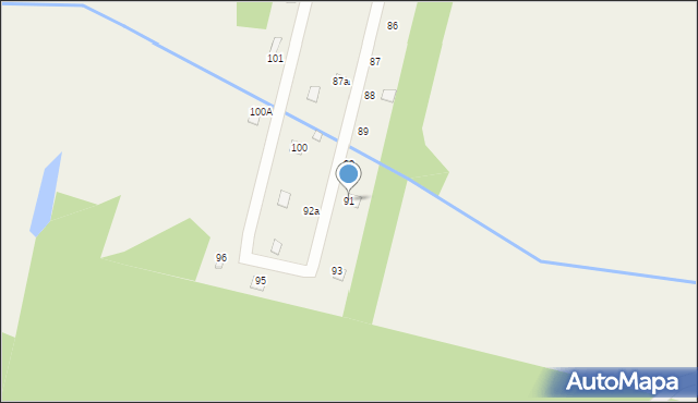 Ładzyń, Ładzyń, 91, mapa Ładzyń