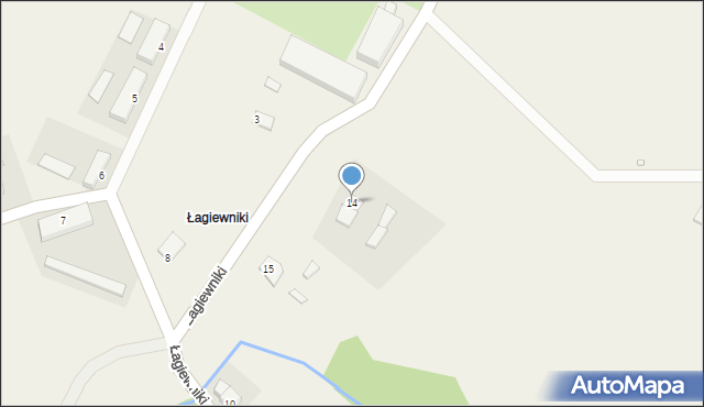 Łagiewniki, Łagiewniki, 14, mapa Łagiewniki