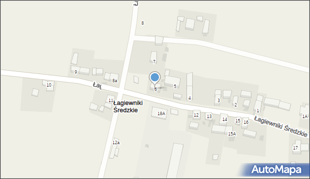 Łagiewniki Średzkie, Łagiewniki Średzkie, 6, mapa Łagiewniki Średzkie