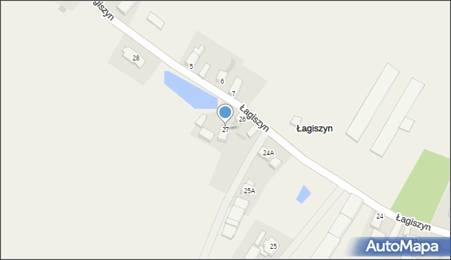 Łagiszyn, Łagiszyn, 27, mapa Łagiszyn