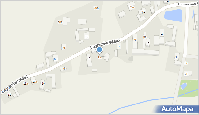 Łagoszów Wielki, Łagoszów Wielki, 8a, mapa Łagoszów Wielki