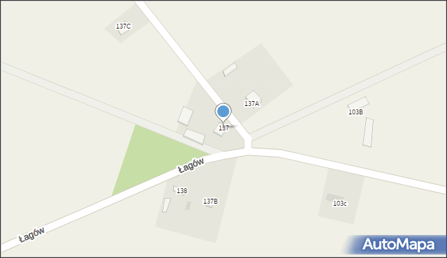 Łagów, Łagów, 137, mapa Łagów
