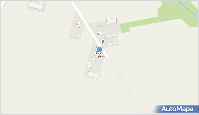 Łagów, Łagów, 85, mapa Łagów