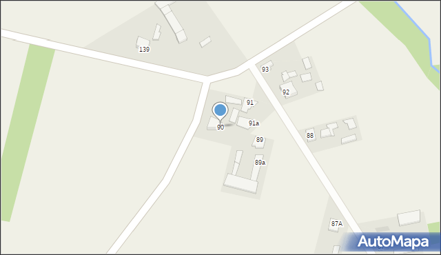 Łagów, Łagów, 90, mapa Łagów