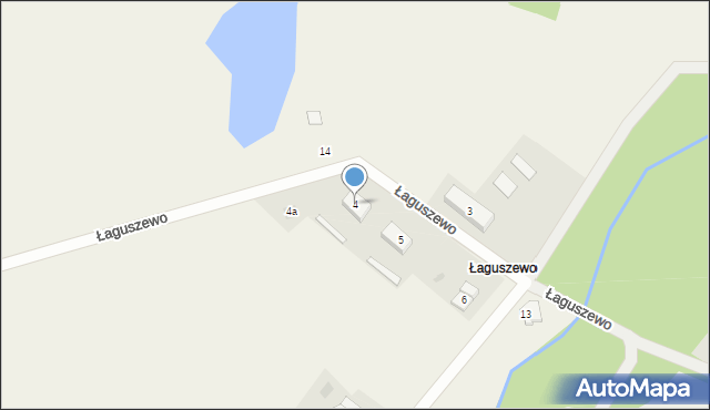 Łaguszewo, Łaguszewo, 4, mapa Łaguszewo