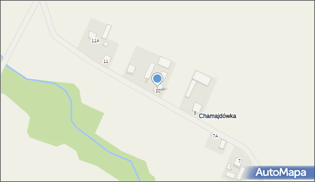 Łaguszów, Łaguszów, 10, mapa Łaguszów