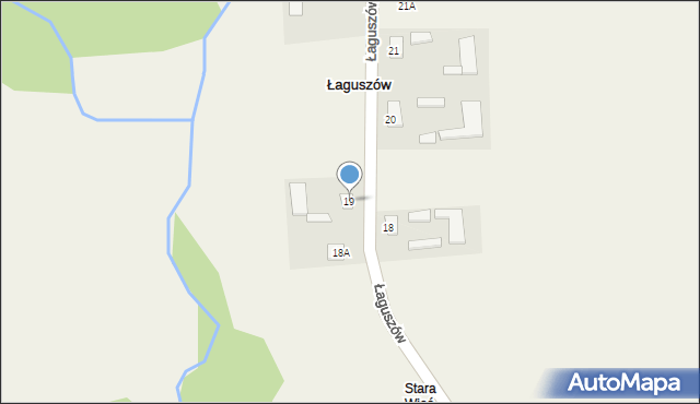 Łaguszów, Łaguszów, 19, mapa Łaguszów