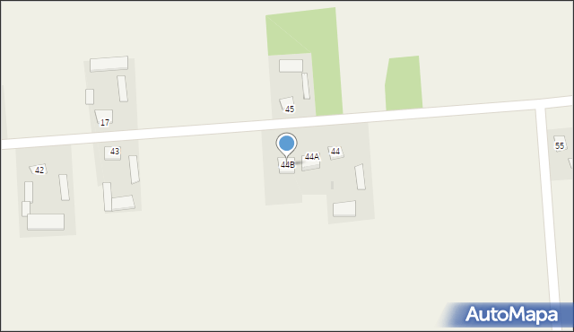 Łaguszów, Łaguszów, 44B, mapa Łaguszów