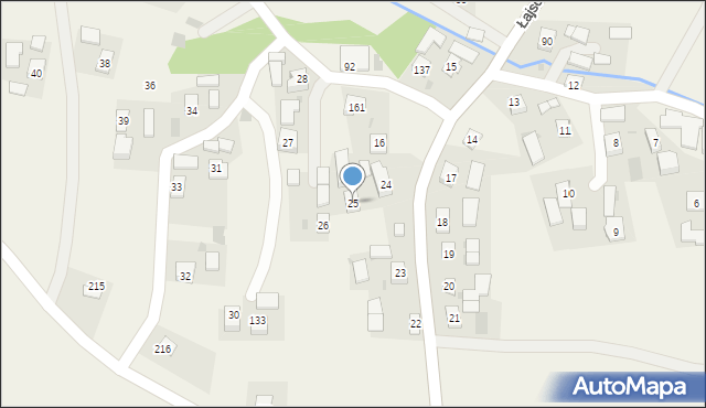 Łajsce, Łajsce, 25, mapa Łajsce