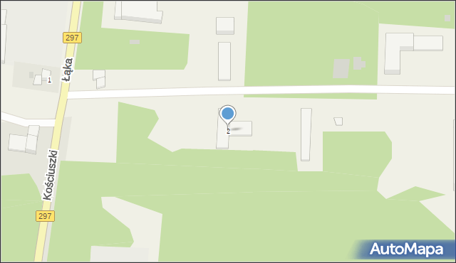 Łąka, Łąka, 2, mapa Łąka