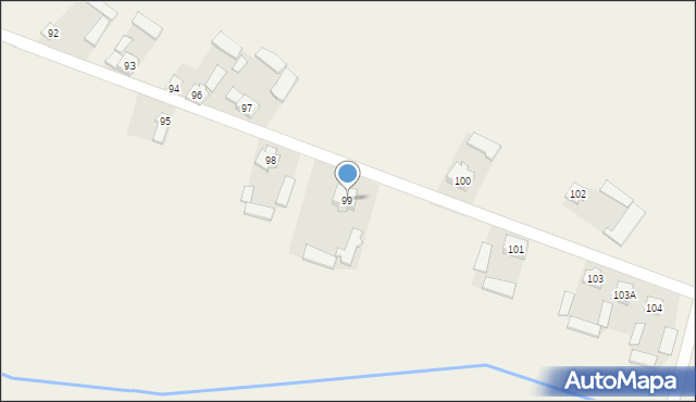 Łąki, Łąki, 99, mapa Łąki