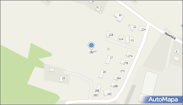 Łąki Bratiańskie, Łąki Bratiańskie, 29b, mapa Łąki Bratiańskie