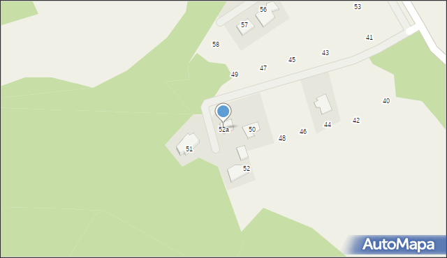 Łąki Bratiańskie, Łąki Bratiańskie, 52a, mapa Łąki Bratiańskie