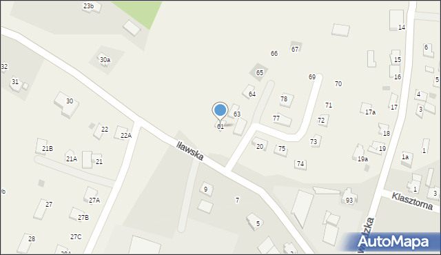 Łąki Bratiańskie, Łąki Bratiańskie, 61, mapa Łąki Bratiańskie