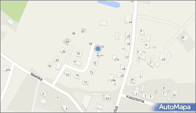 Łąki Bratiańskie, Łąki Bratiańskie, 71, mapa Łąki Bratiańskie