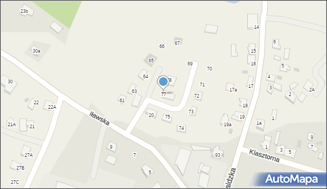 Łąki Bratiańskie, Łąki Bratiańskie, 77, mapa Łąki Bratiańskie