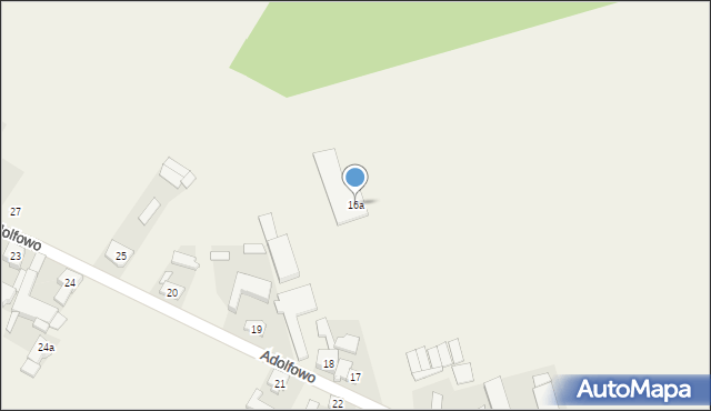 Łąkie, Łąkie, 16a, mapa Łąkie