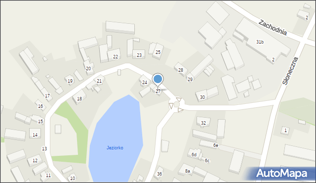 Łąkie, Łąkie, 27, mapa Łąkie